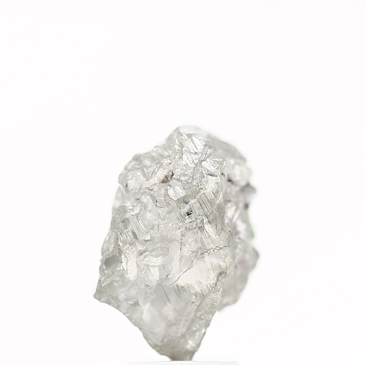 Rough Natural Uncut Diamond White 3.34 Carat Raw Diamond for Engagement Ring SDM10077